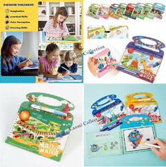 Quick Dry Water Coloring Book Doodle with Magic Pen