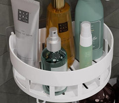 Bathroom Shelves with Hooks (Pack of 2)